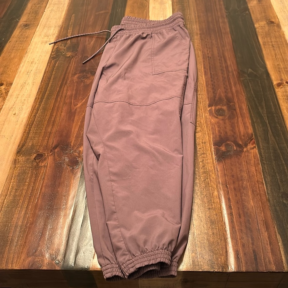 Purple Cargo Joggers